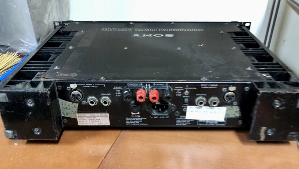 Etapa de potencia amplificador SONY MU-A151