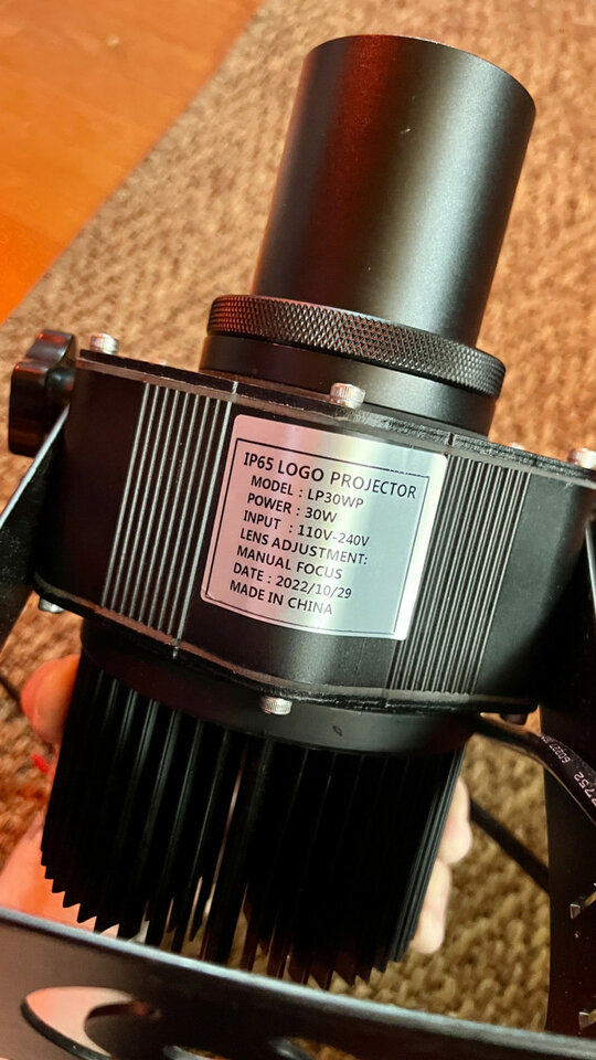 Proyector de logos LED 30W rotativo exterior 30W