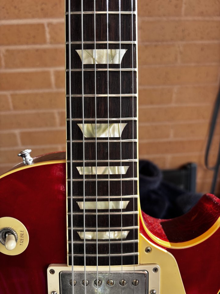 Gibson Les Paul 58 Reissue R8 Murphy lab ultra light aged en Washed Cherry de segunda mano · Foto 4 de 10 · Alicante · 4600 €