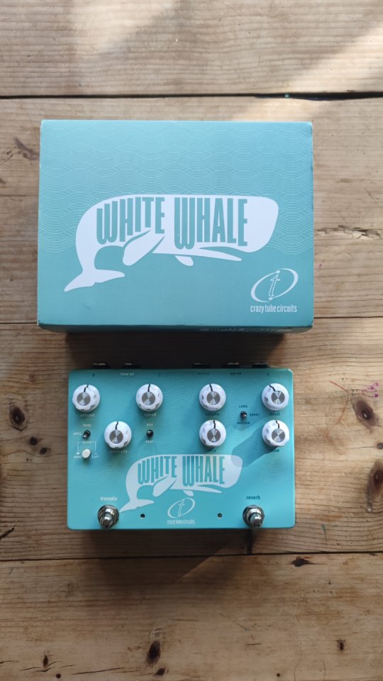 Reverb y Tremolo White Whale v2 de Crazy Tubes Circuits