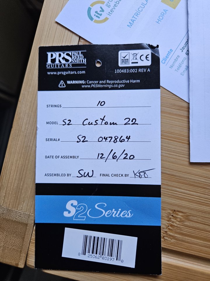 PRS S2 Custom 22 2020 Scarlet Red de segunda mano · Foto 9 de 10 · Barcelona · 1695 €