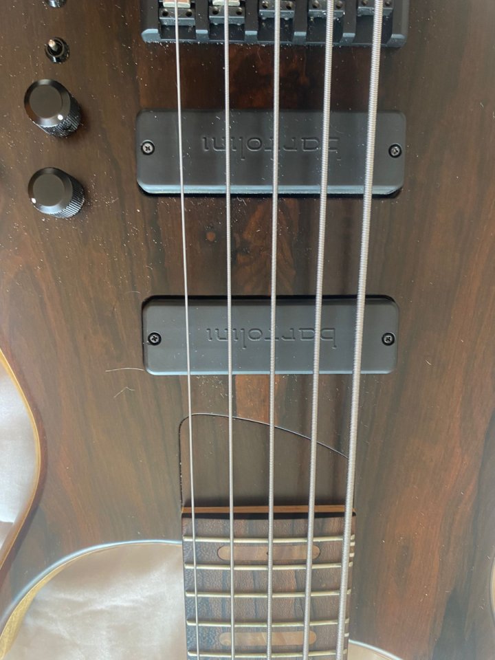 Bajo 5 cuerdas activo Meridian con funda original de segunda mano · Foto 4 de 7 · Cantabria · 3800 €