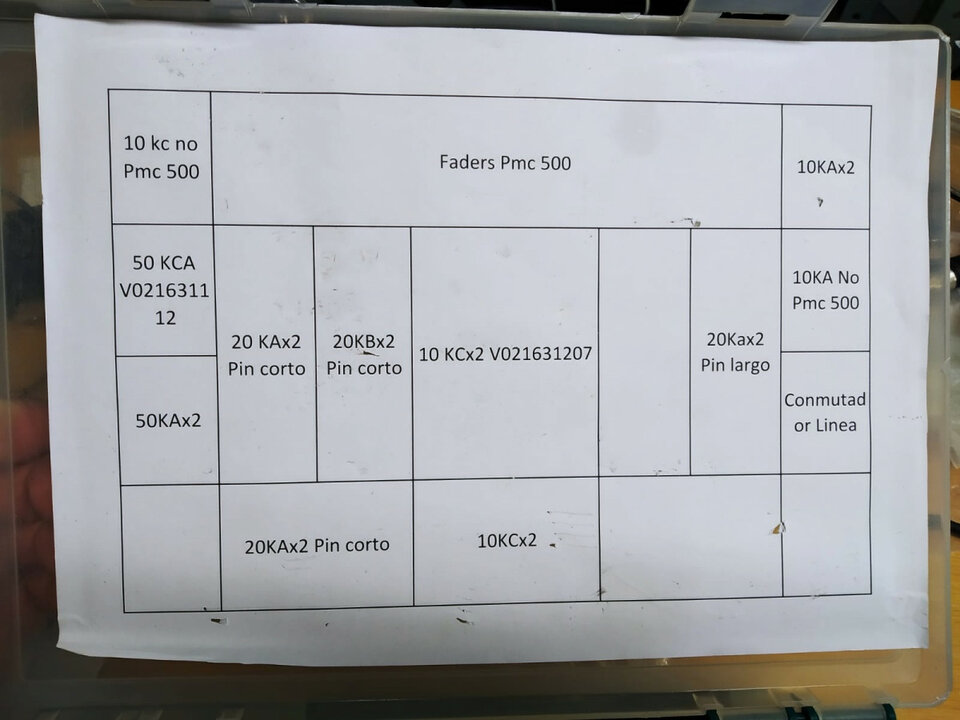Vestax recambios originales mezcladores