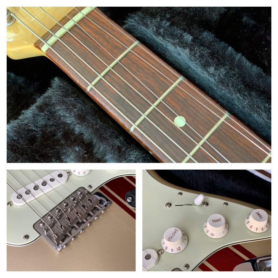Vendo John Mayer 2005 Fender Stratocaster – Shoreline Gold – Big Dipper