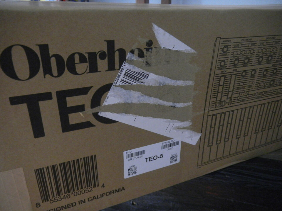 Oberheim TEO-5 Sin Uso