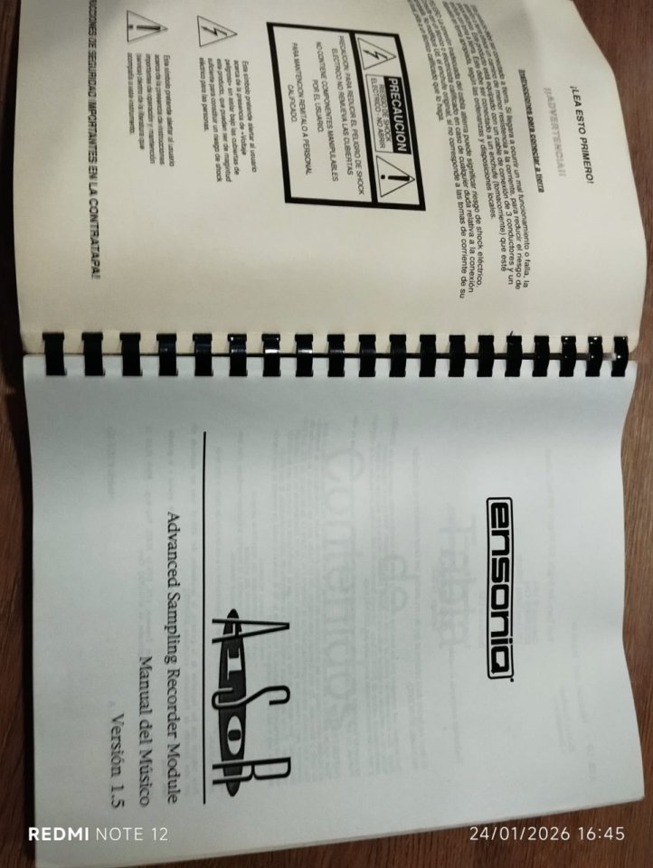 Ensoniq ASR-10 + SCSI + Librerías + Manual