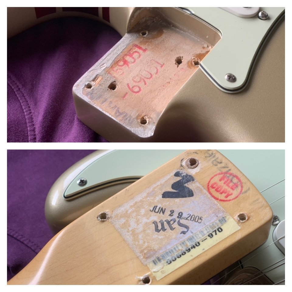 Vendo John Mayer 2005 Fender Stratocaster – Shoreline Gold – Big Dipper