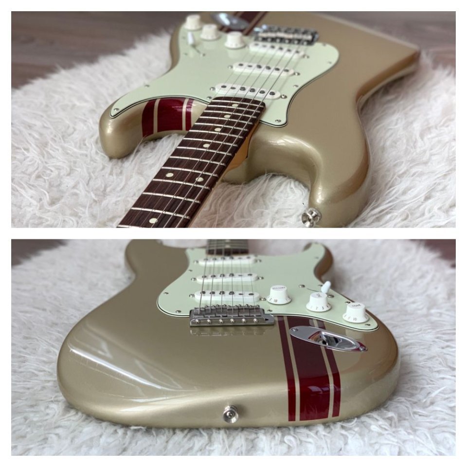 Vendo John Mayer 2005 Fender Stratocaster – Shoreline Gold – Big Dipper