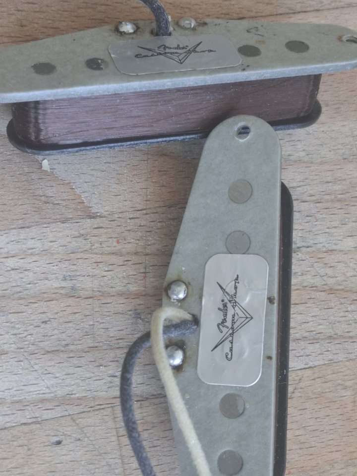 Set pastillas Fender Custom Shop 69 de segunda mano · Madrid · 150 €