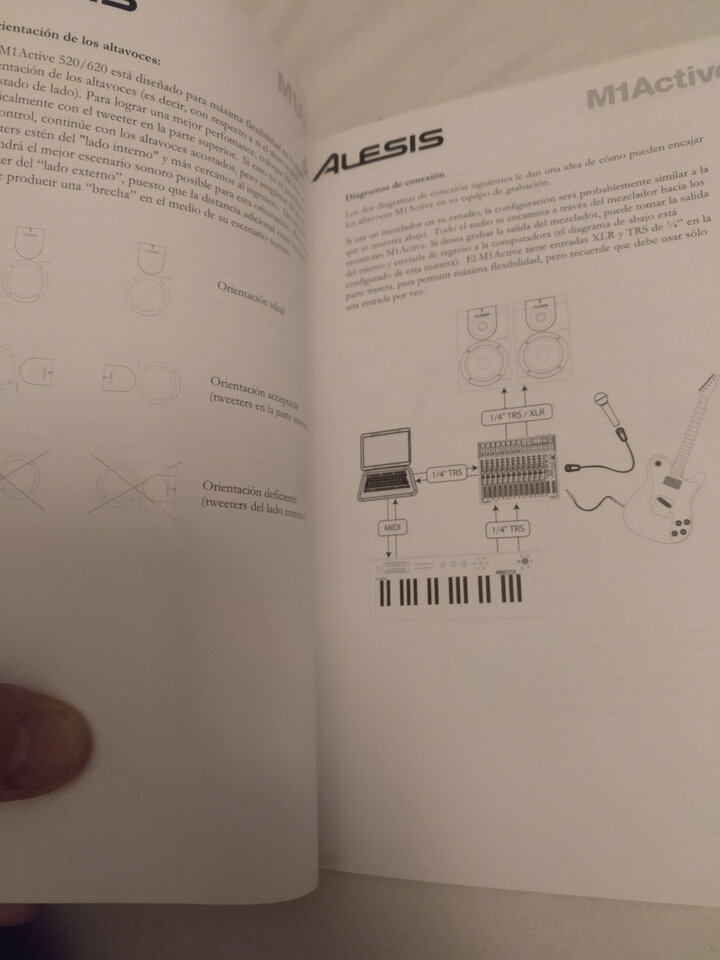 Manual de inicio rápido y librillo de información de garantía  Alexis M1