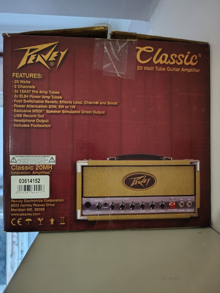 Peavy classic MH + Pantalla Peavey TW de segunda mano · Foto 9 de 10 · A Coruña · 780 €