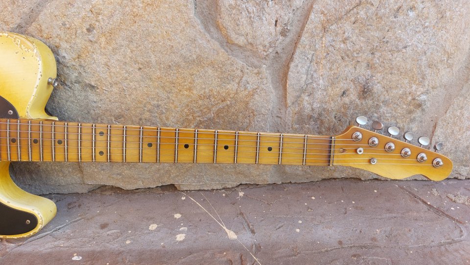 VTT Telecaster heavy relic 1950 blonde