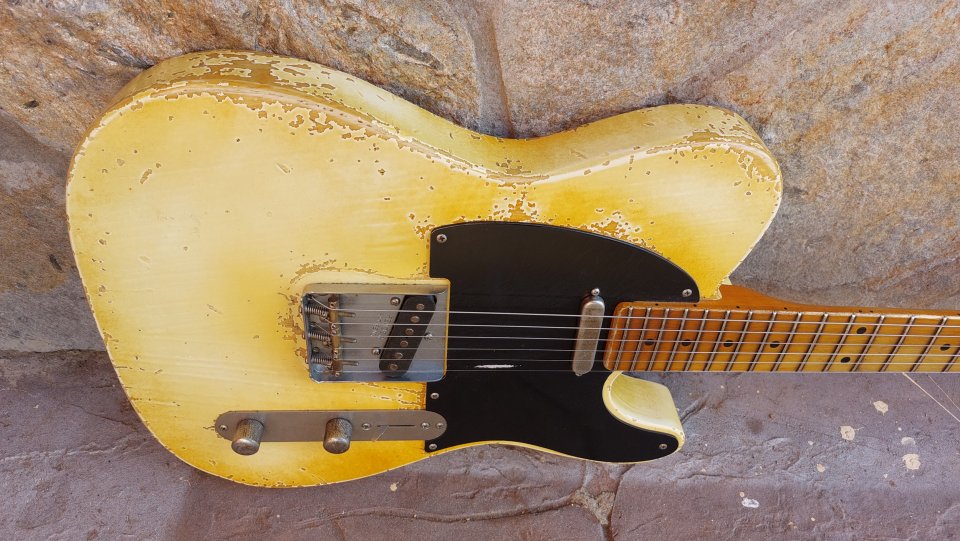 VTT Telecaster heavy relic 1950 blonde