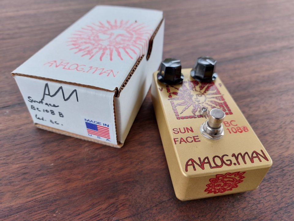 Analogman Sun Face BC108B Fuzz