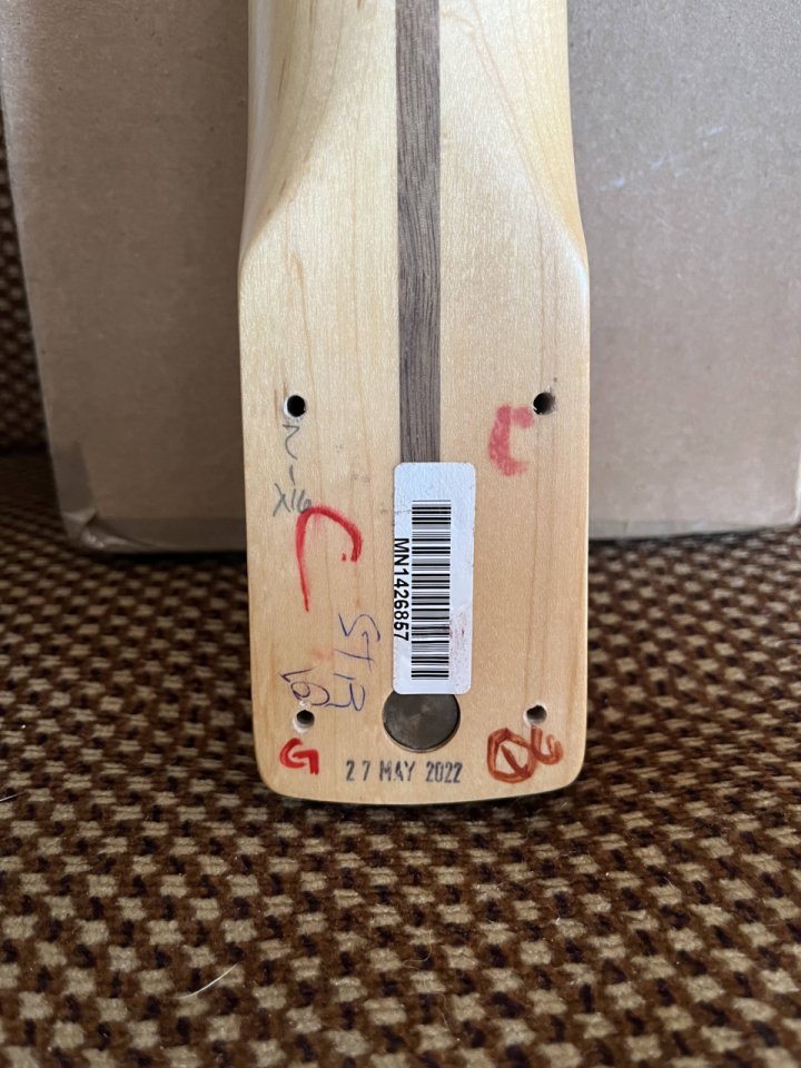 (Envío gratis) Mastil Fender Stratocaster Original