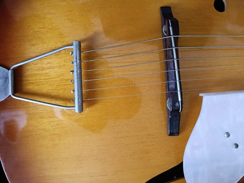 Guitarra archtop Eko Model 100 de los 60 de segunda mano · Foto 6 de 10 · Madrid · 450 €