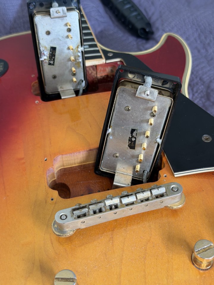 1974 Gibson Les Paul Custom Sunburst - 4.25 kg (Cambio) de segunda mano · Foto 9 de 10 · Madrid · 5500 €