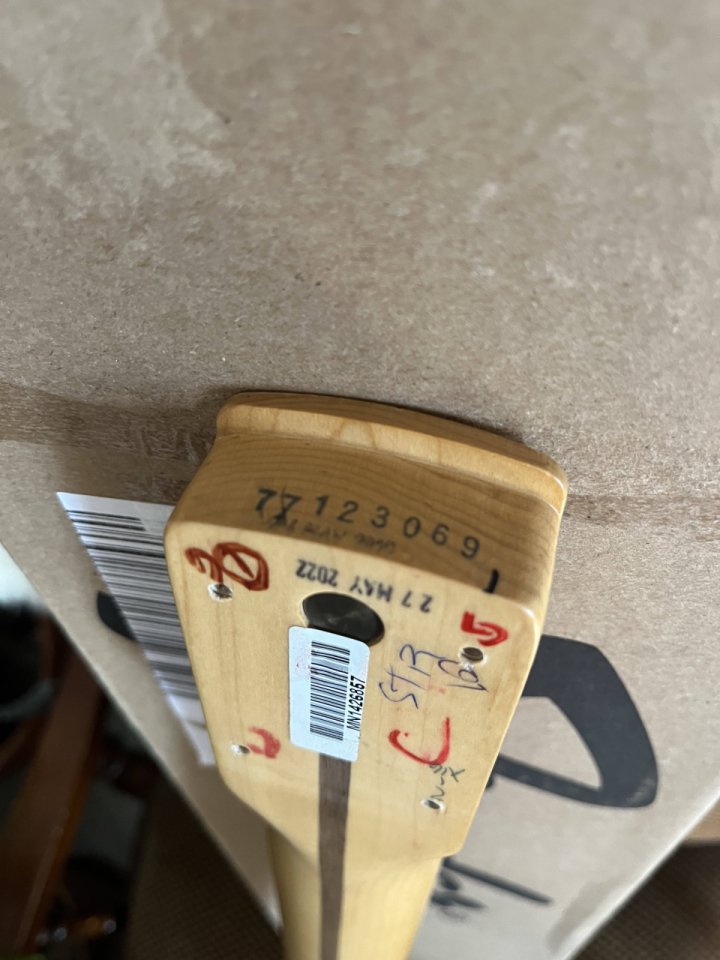 (Envío gratis) Mastil Fender Stratocaster Original