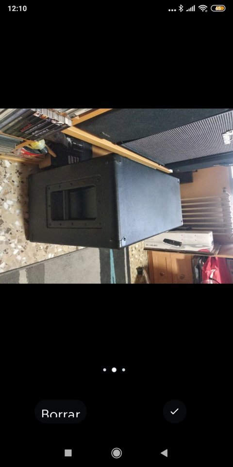 Pantalla Palmer 2x12 Celestion Creemback