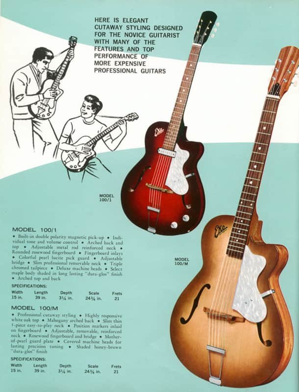 Guitarra archtop Eko Model 100 de los 60 de segunda mano · Foto 10 de 10 · Madrid · 450 €