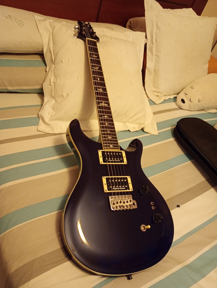 Prs standar se 24 00 trans blue seymour duncan