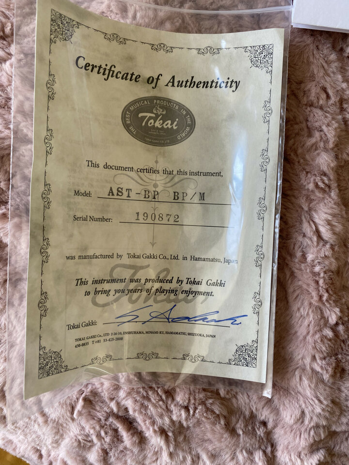 Tokai stratocaster paisley ast-bp de segunda mano · Foto 5 de 10 · Madrid · 750 €