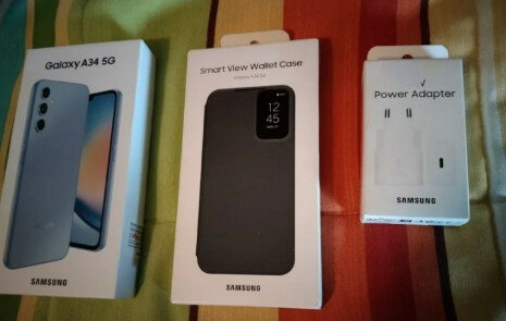Samsung a34 5g 128gb regalo funda tipo libro NUEVO  sin usar de segunda mano · Foto 2 de 4 · Cádiz · 220 €