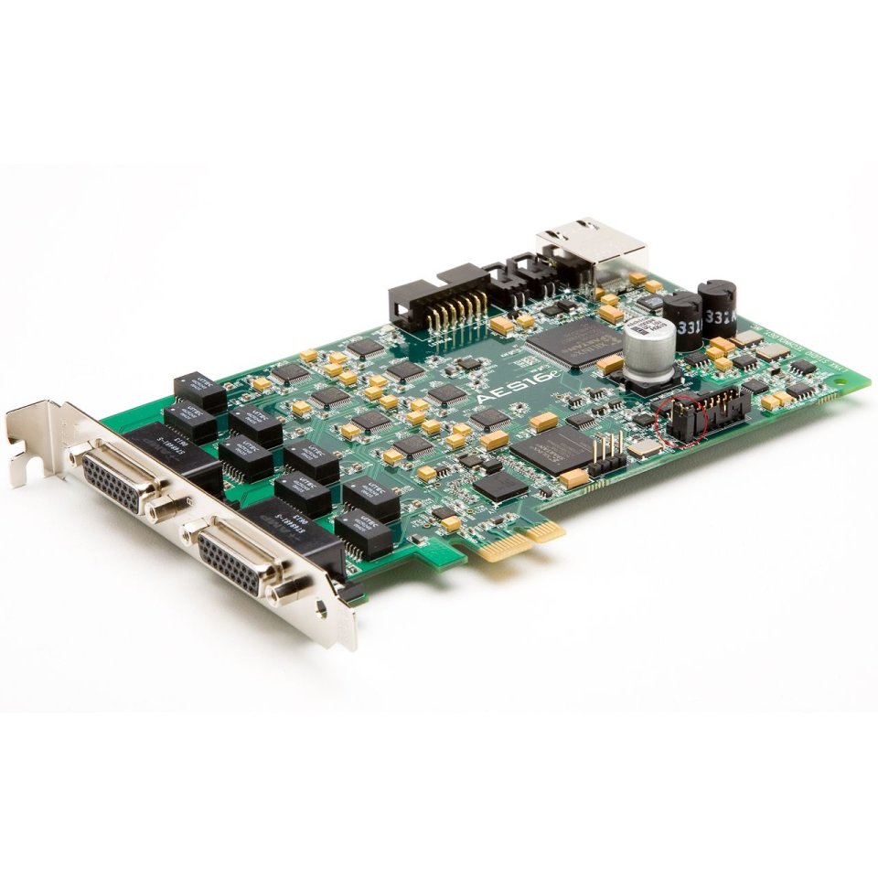 Lynx AES16e Tarjeta PCIe con AES/EBU