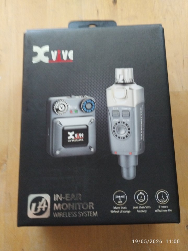 Vendo Xvive U4 in-ear monitor de segunda mano · Foto 1 de 3 · Toledo · 150 €