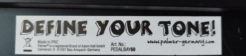 Pedalera Palmer Pedalbay 60