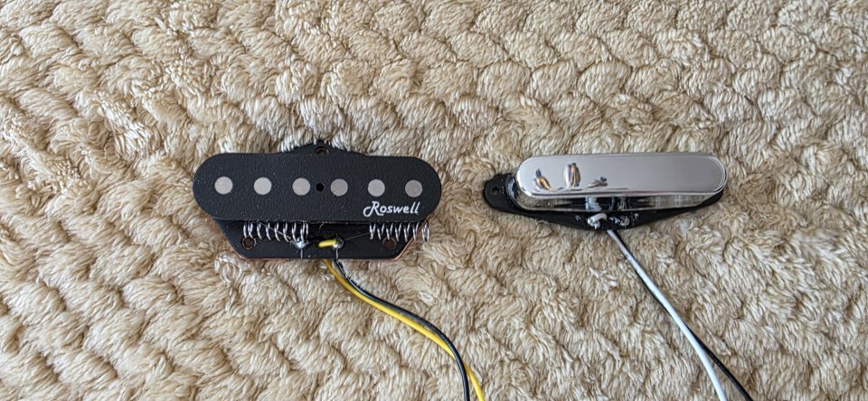 Pastillas y más piezas Telecaster