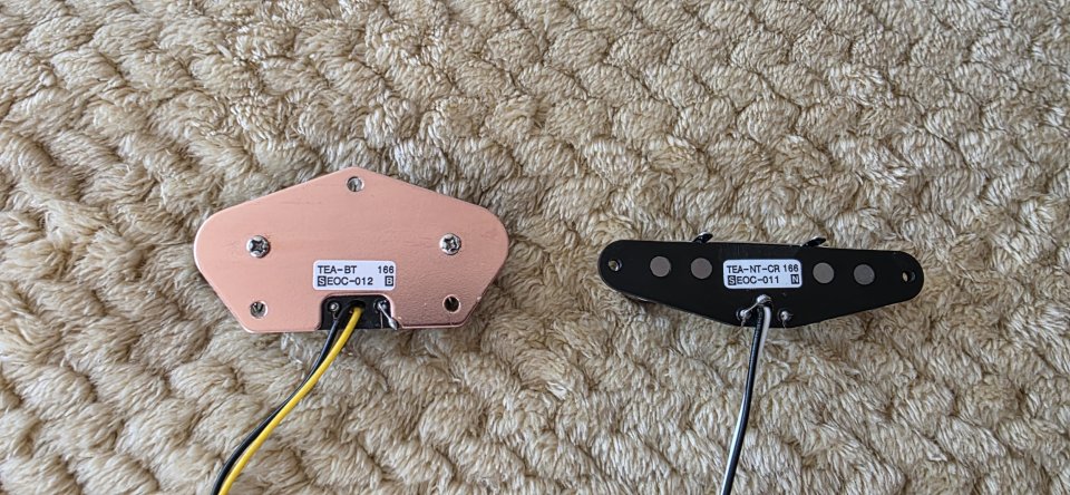 Pastillas y más piezas Telecaster