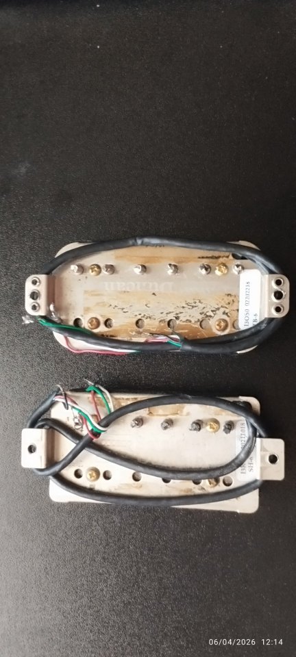 Pastillas Seymour Duncan Tb-6 y Sh-6