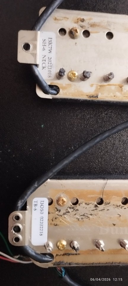 Pastillas Seymour Duncan Tb-6 y Sh-6