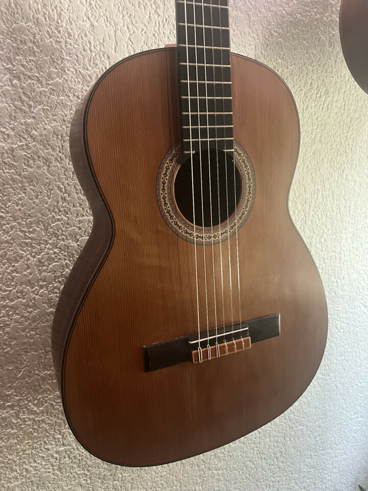Vendo o cambio Guitarra clásica palosanto macizo