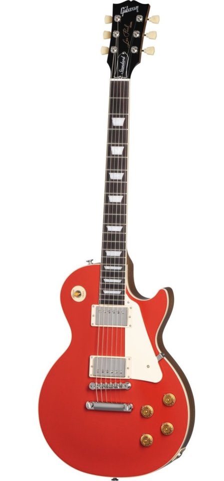 Gibson Les Paul Standard . Por Fender Stratocaster