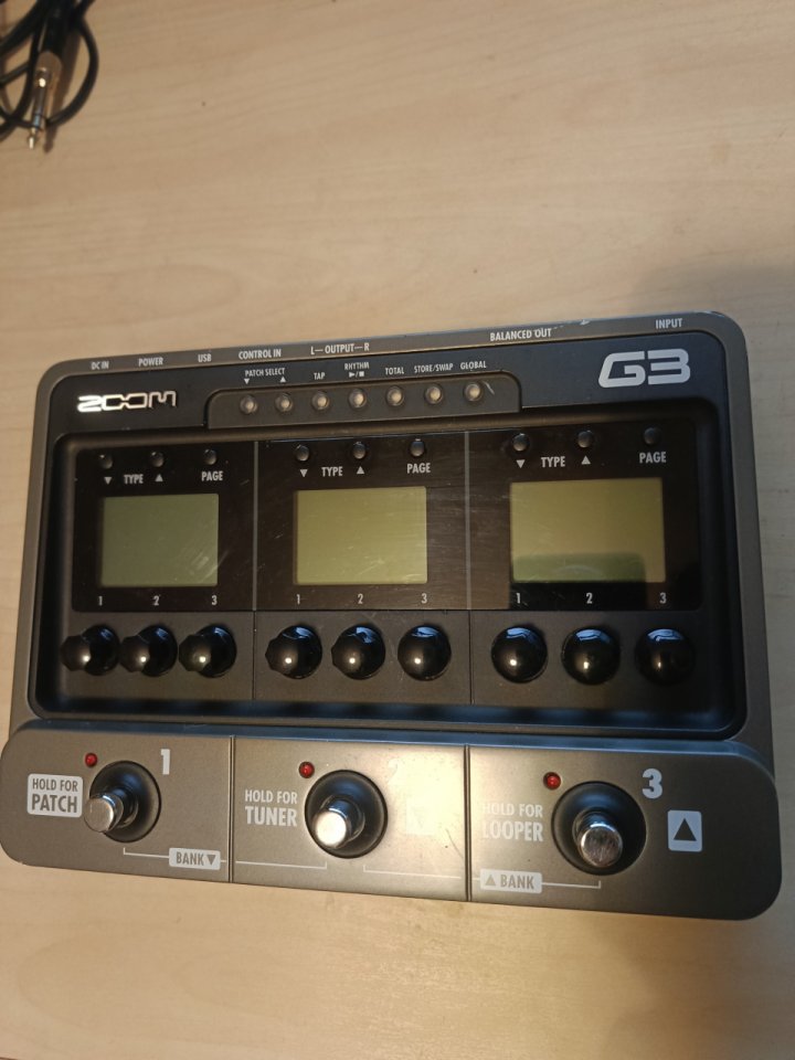 ZOOM G3 pedalera multiefectos compacta de segunda mano · Foto 4 de 4 · Pontevedra · 55 €