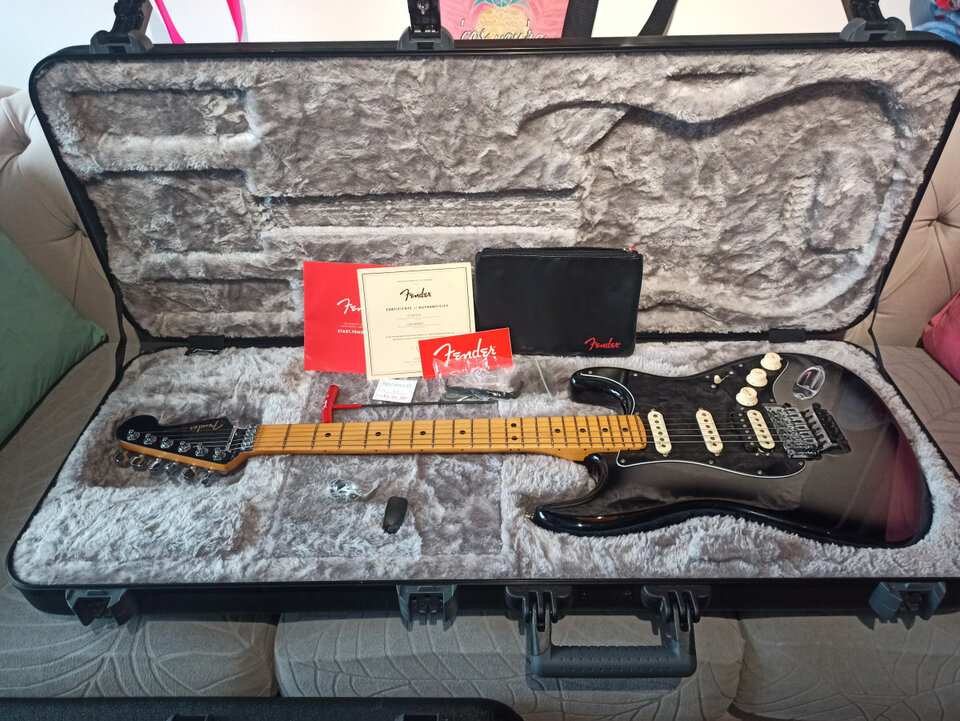 Fender stratocaster ultraluxe fr silverburst