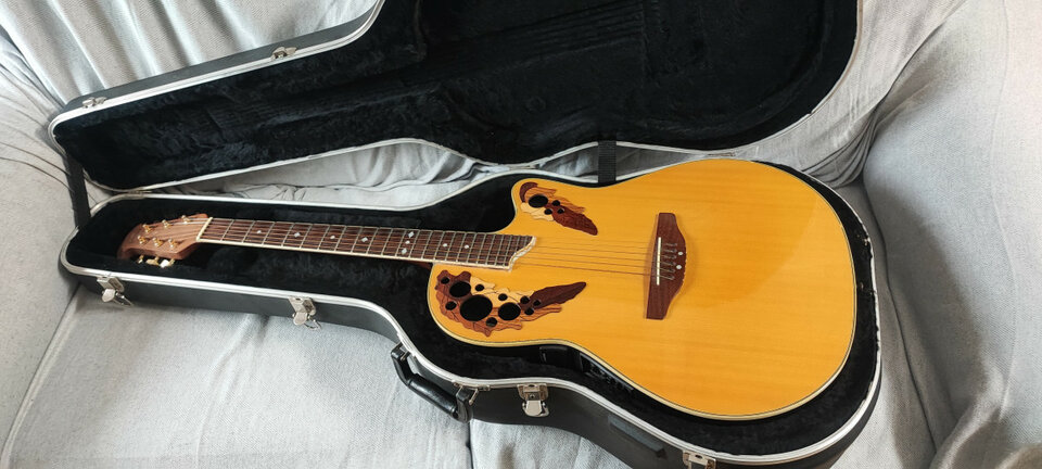 Acústica ovation celebrity cs257 super shallow coreana