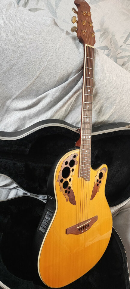 Acústica ovation celebrity cs257 super shallow coreana