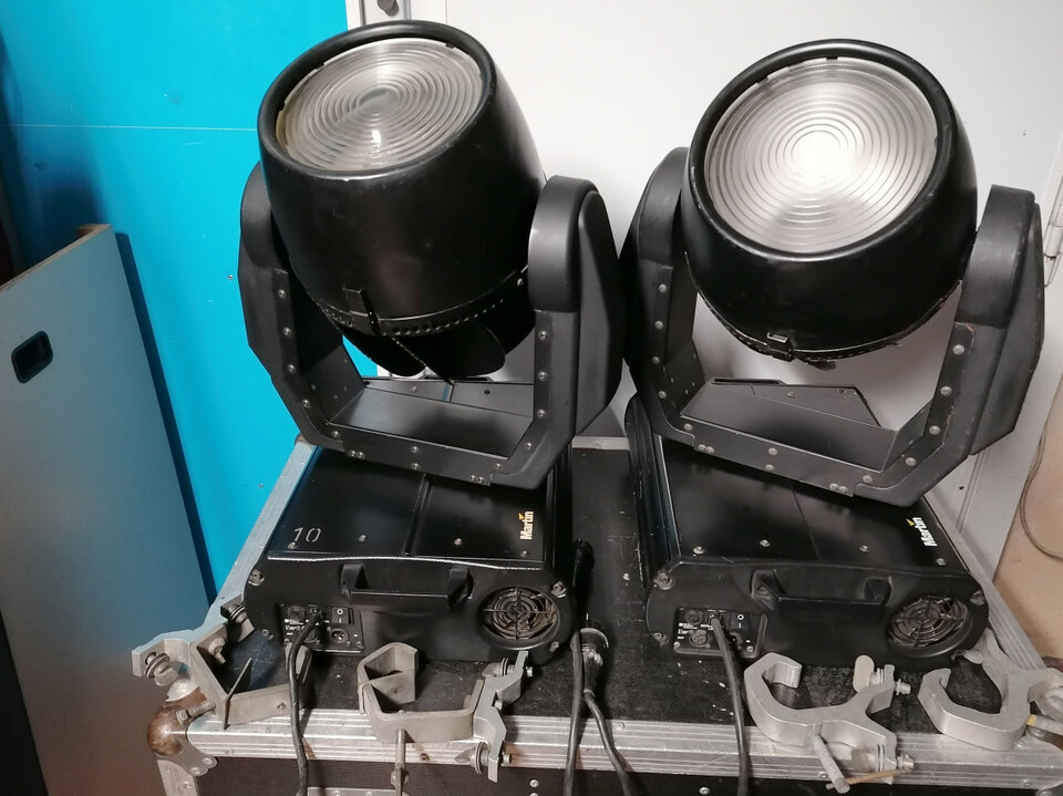 Pareja de robot wash Martin MAC 600 + flightcase y accesorios