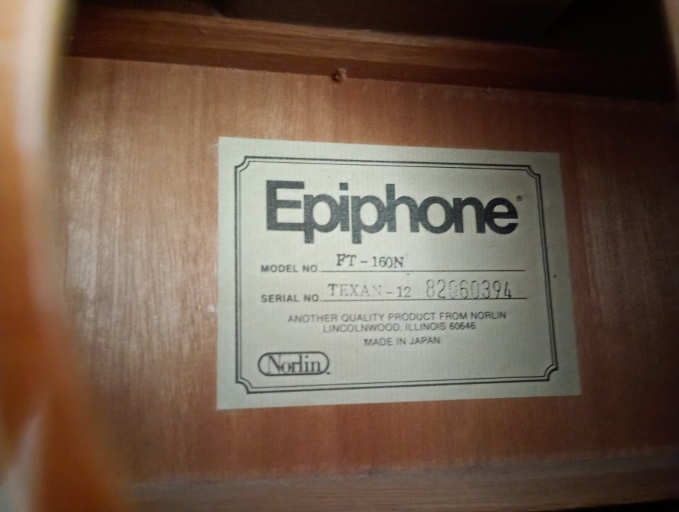 Guitarra Epiphone Texan 12 Japan de segunda mano · Foto 3 de 6 · Illes Balears · 500 €