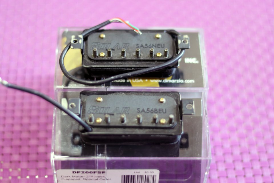 Pareja Humbuckers Solar Handwired Modern (gastos de envío incluidos) de segunda mano · Foto 2 de 2 · Illes Balears · 125 €