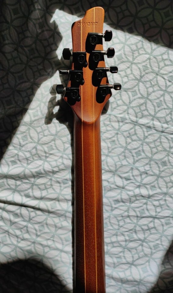 MAYONES Setius 7 cuerdas GTM Trans Black