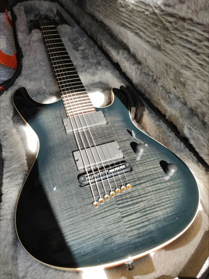 MAYONES Setius 7 cuerdas GTM Trans Black