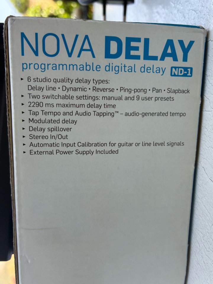 TC Electronic Nova Delay