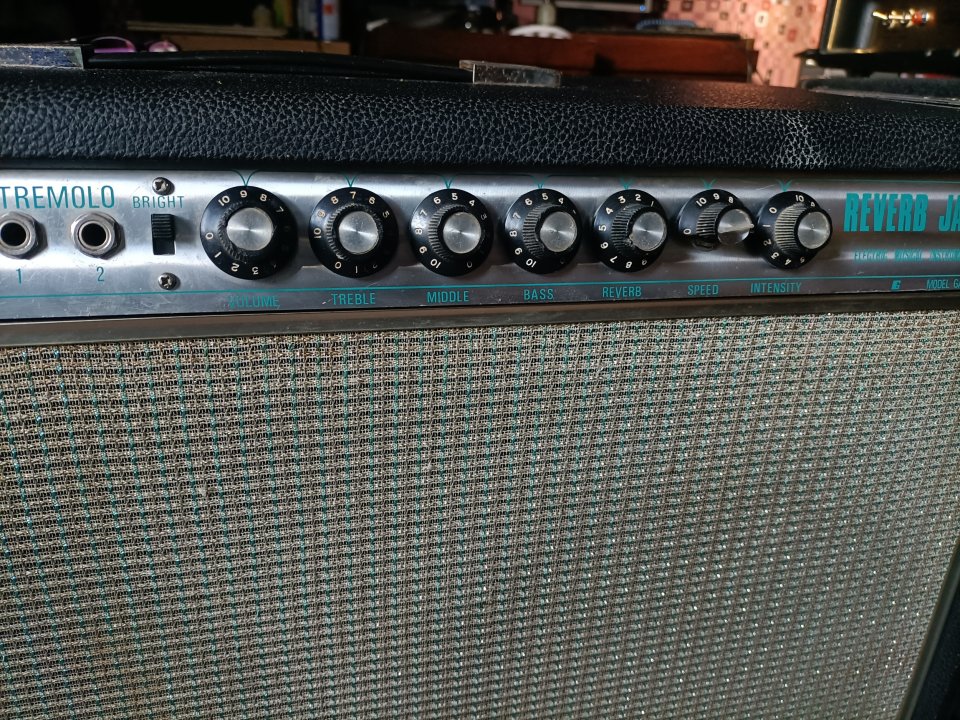 Guyatone Reverb-Jazz (Fender Pro Reverb clon) Fujigen-Gakki 70's Japón de segunda mano · Foto 3 de 10 · Alicante · 850 €
