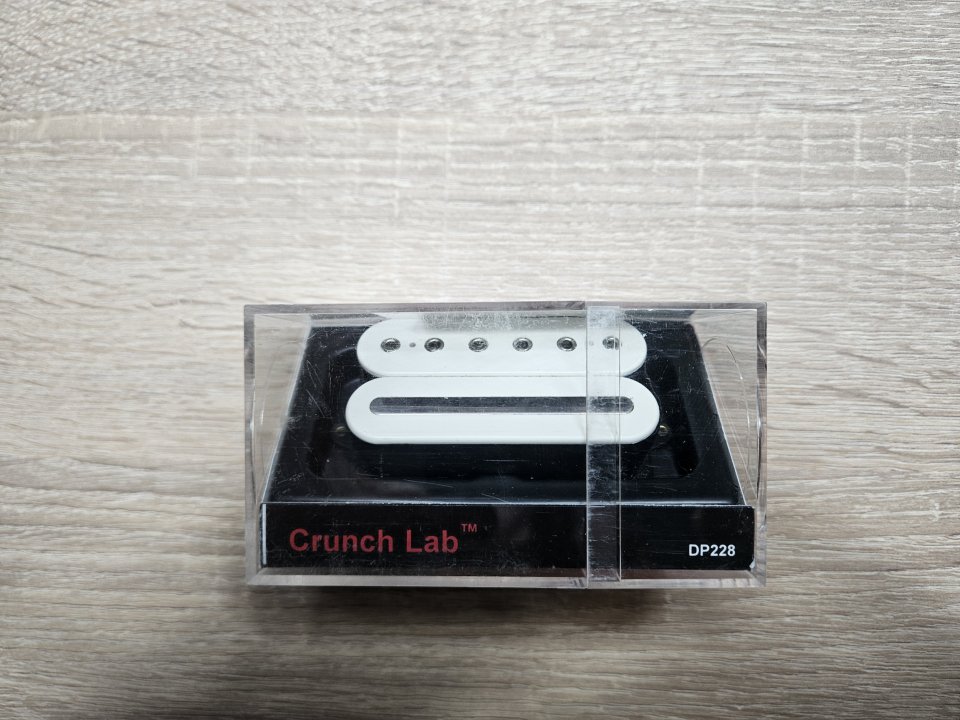 Pastilla DiMarzio Crunch Lab DP228 blanca de segunda mano · Foto 2 de 2 · Pontevedra · 95 €