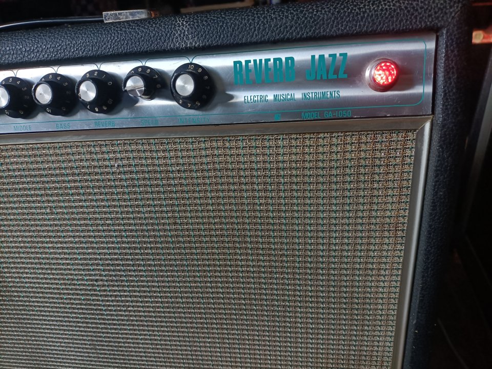 Guyatone Reverb-Jazz (Fender Pro Reverb clon) Fujigen-Gakki 70's Japón de segunda mano · Foto 4 de 10 · Alicante · 850 €