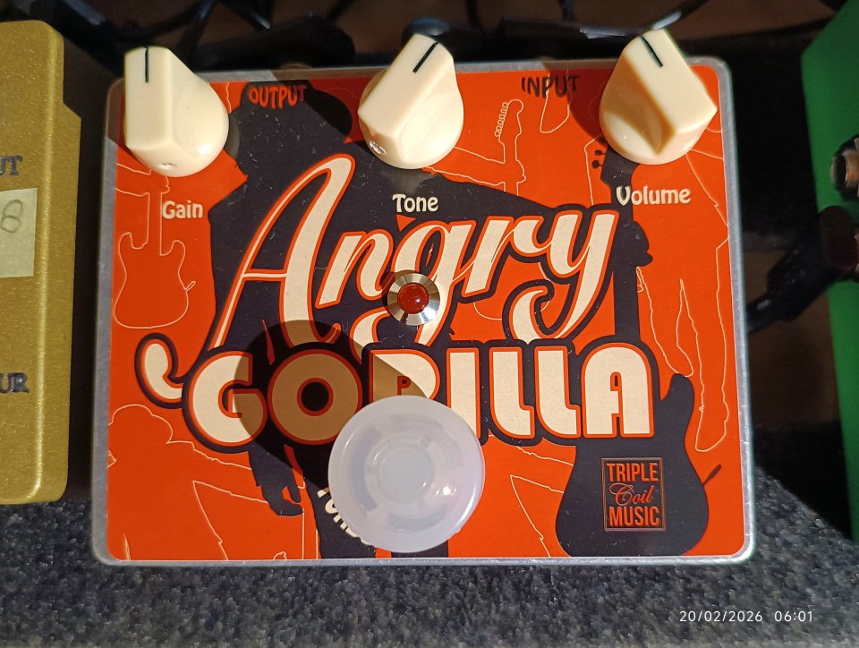 Pedal distorsión Angry Gorilla Marcus Deml signature